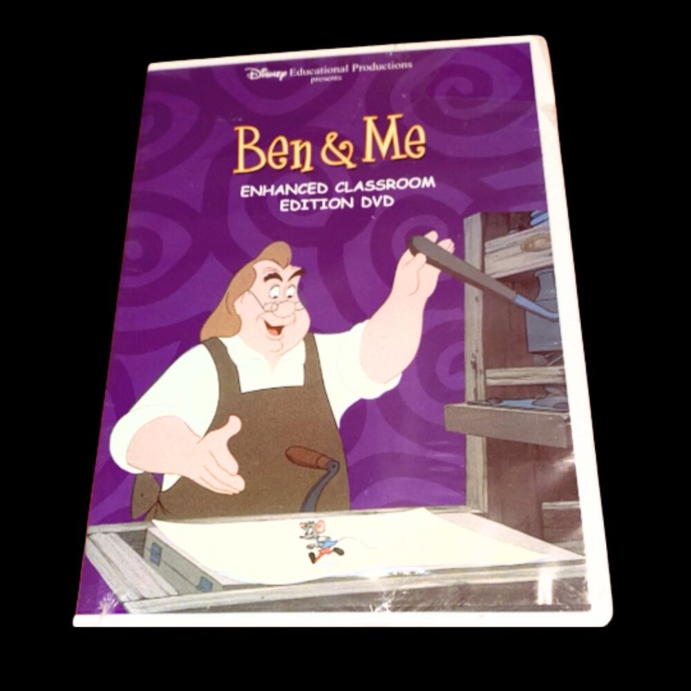 ❌Sold❌ Disney Ben & Me Enhanced Classroom Ed. DVD Benjamin Franklin Church Mouse